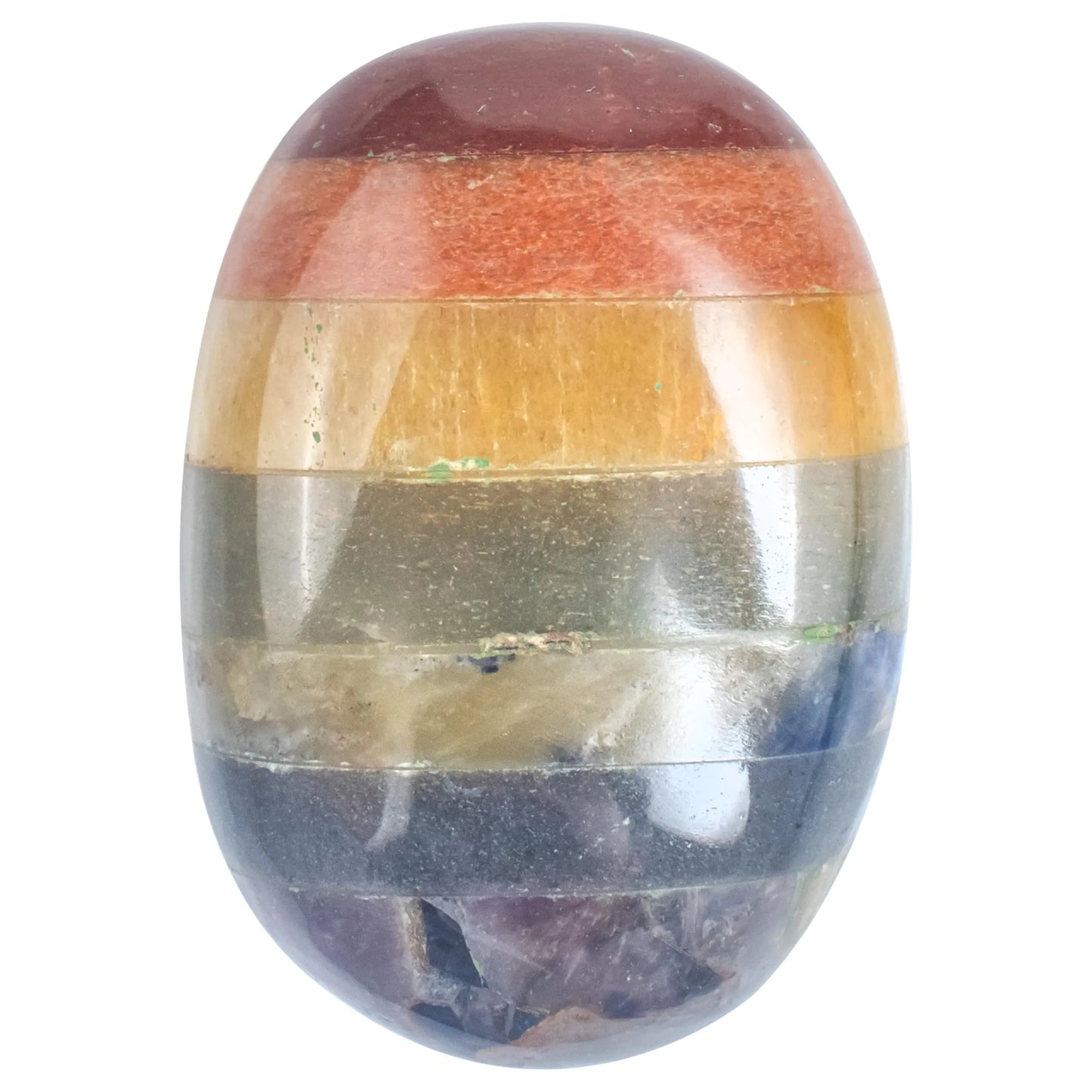 Chakra Palm Stone β Hand-Carved Energy Healing Crystal