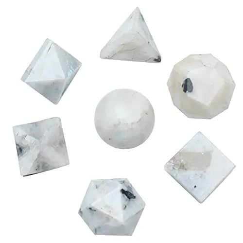 π· Sacred Geometry Crystal Set β 7 Healing Stones for Manifestation & Balance