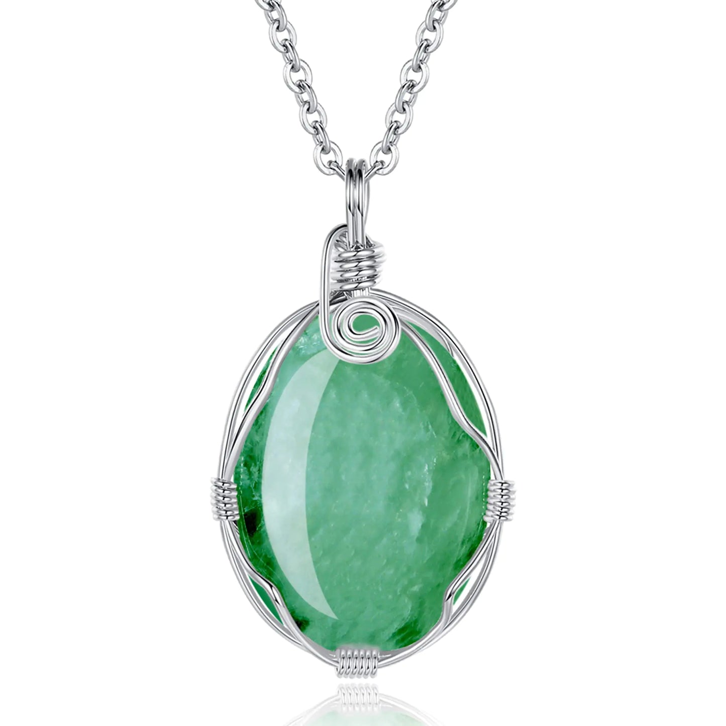 Green Aventurine Necklace β Healing Crystal for All Signs πΏ