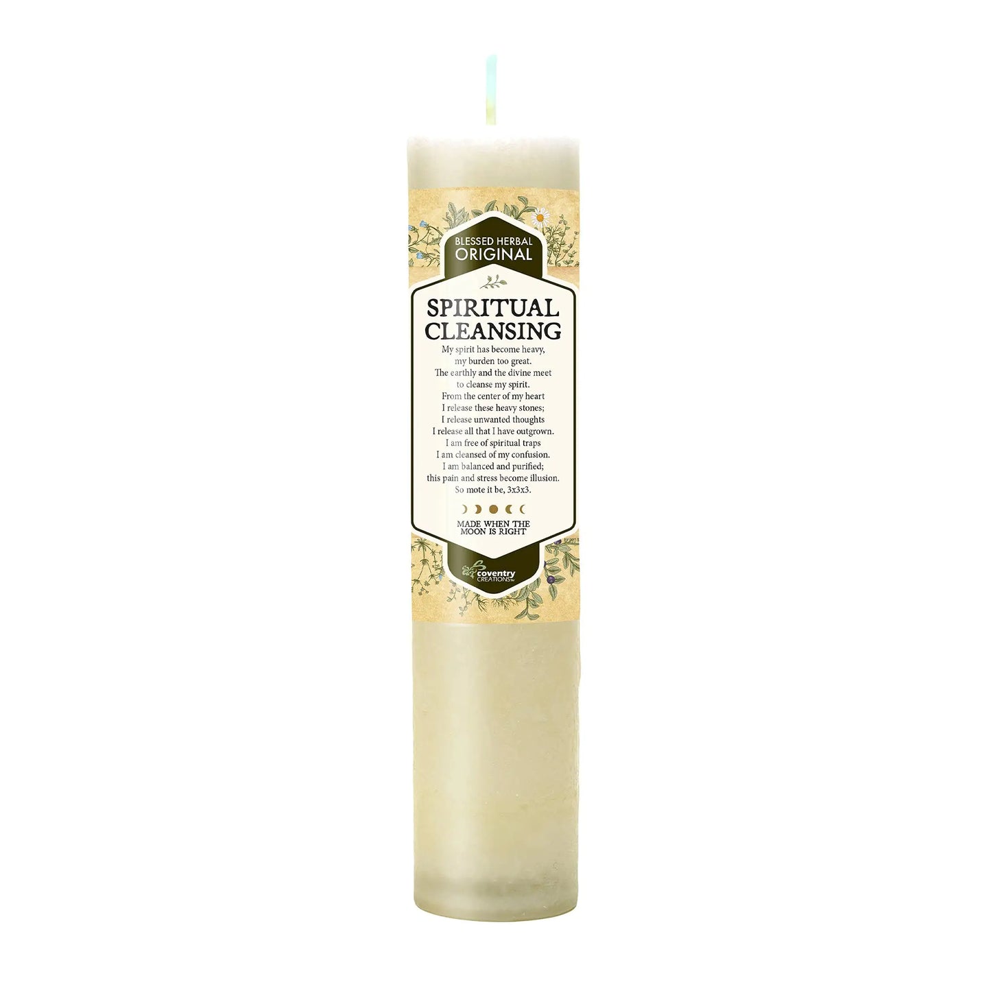 Blessed Spiritual Cleansing Candle β Purify & Realign