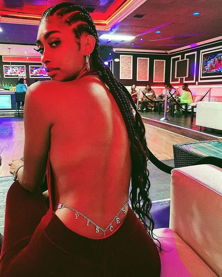 Zodiac Letter Belly Chain β Celestial Body Jewelry π«