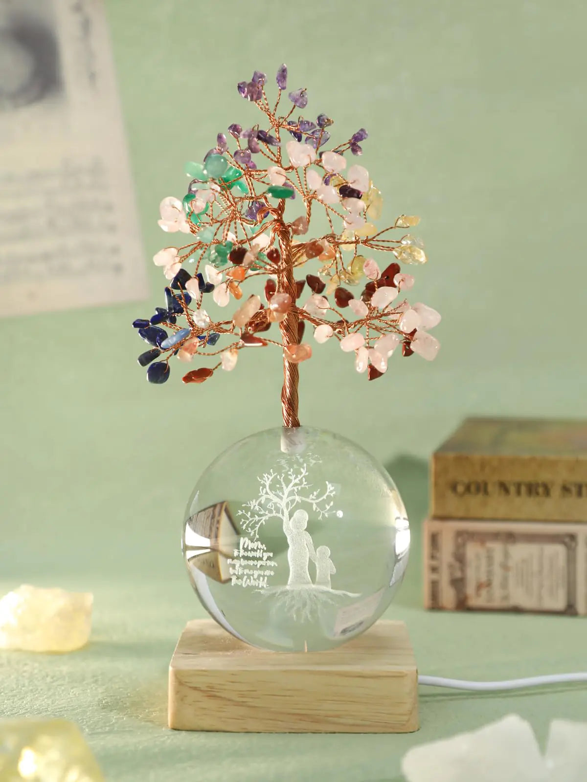 Chakra Tree Crystal Light – Spiritual Gift for All Zodiacs