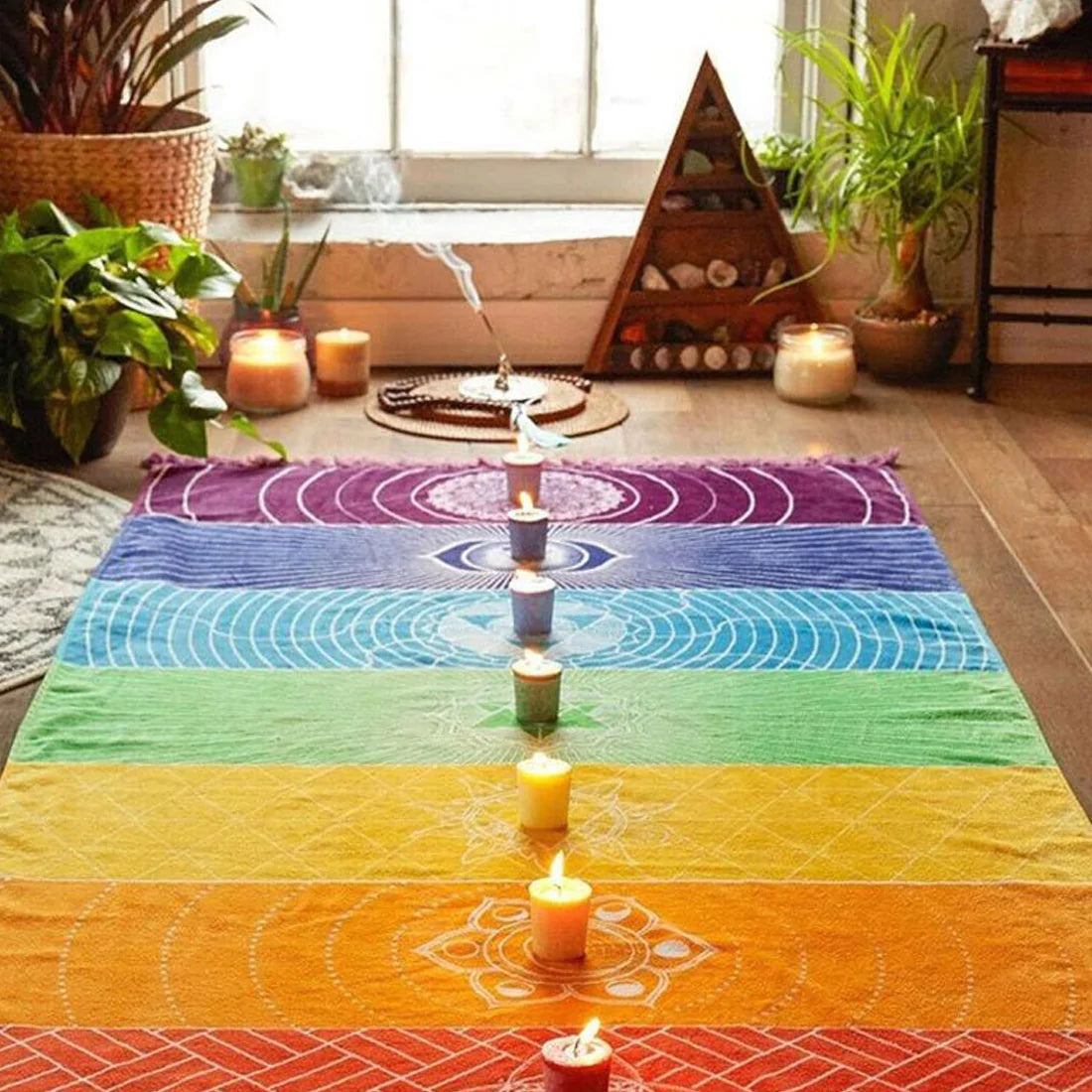Mandala Chakra Tapestry – Boho Energy for All Zodiac Signs