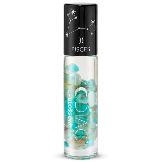 Pisces Zodiac Lip Gloss – Vanilla Shine + Crystal Magic 💋