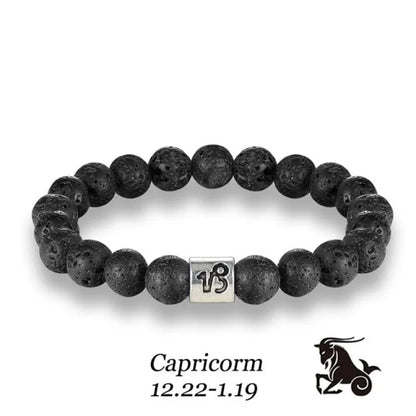 Zodiac Bead Bracelet – Personalized Astrological Gift ✨