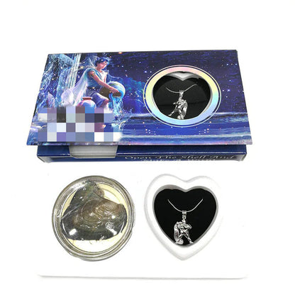 Zodiac Pearl Necklace DIY Kit – Clam & Constellation Gift 💫