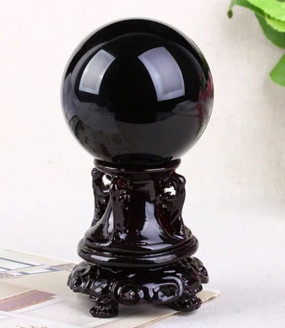Obsidian Crystal Ball – Protection & Clarity for All Signs