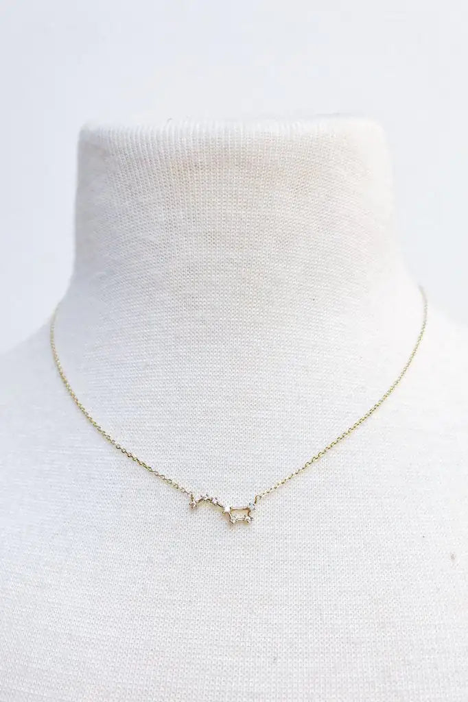 Zodiac Necklace – Gold Constellation Pendant Gift ✨