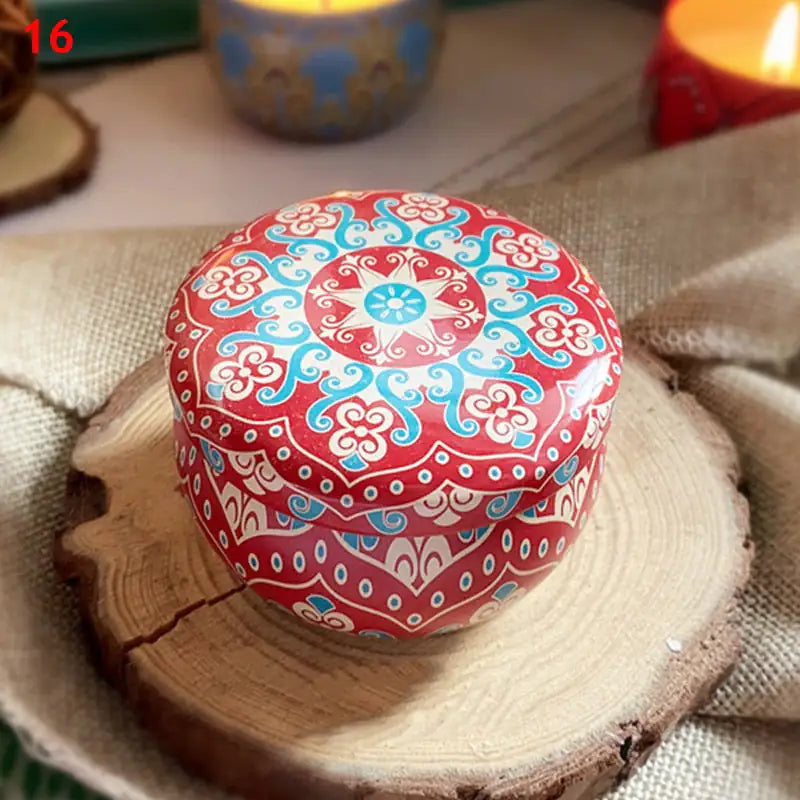 Vintage Flower Soy Candle – Scented Jar for Home ✨