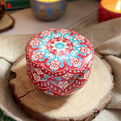 Vintage Flower Soy Candle – Scented Jar for Home ✨