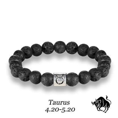 Zodiac Bead Bracelet – Personalized Astrological Gift ✨