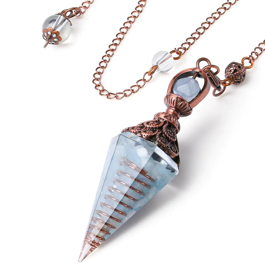 Aquamarine Crystal Pendulum – Energy Balancing Tool
