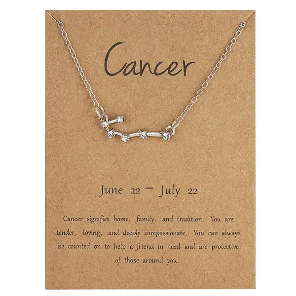 Zodiac Sign Necklace – Choose Your Constellation Pendant 🌌