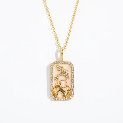 Zodiac Sign Necklace – Choose Your Constellation Pendant 🌌