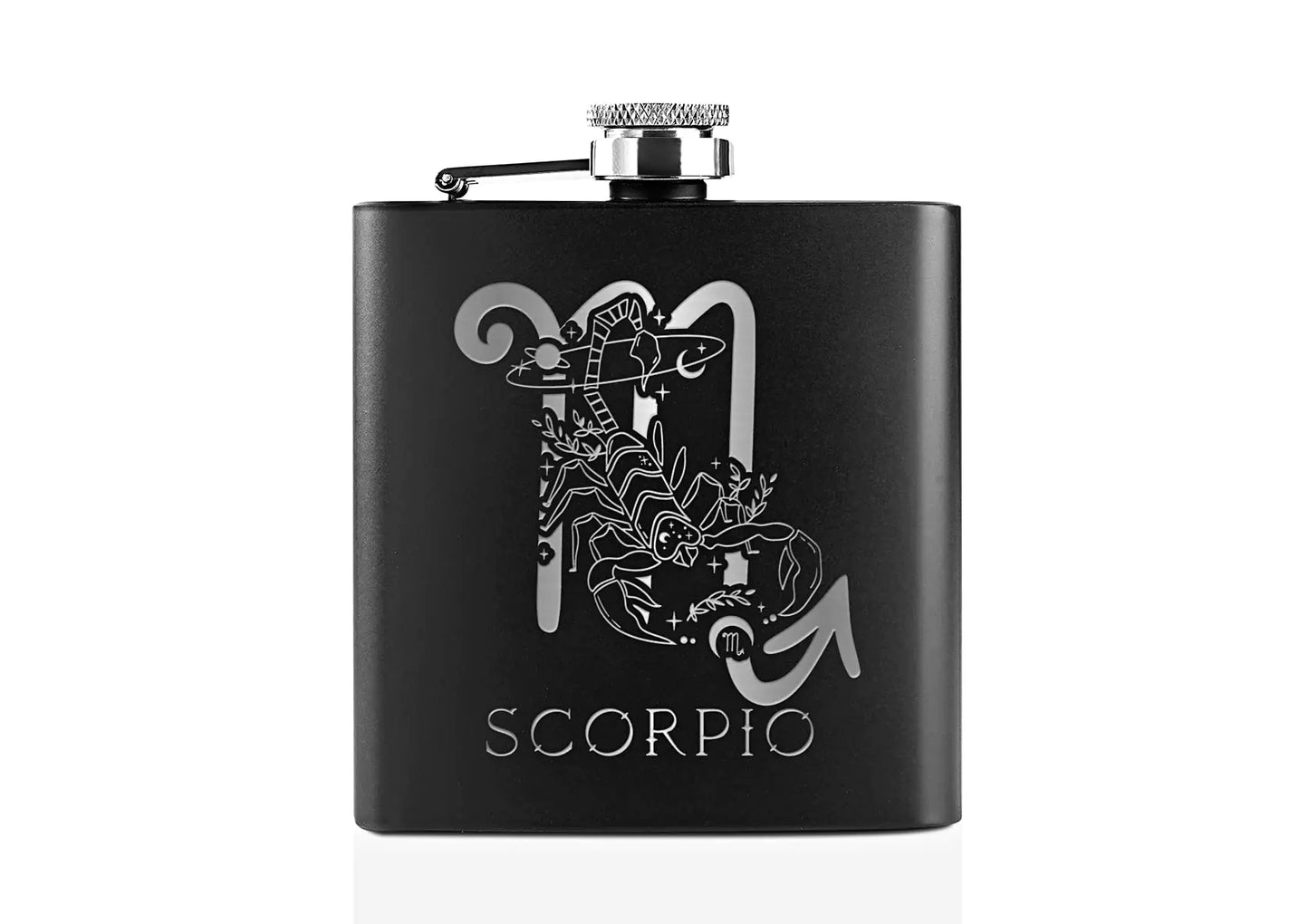 Scorpio Zodiac Flask – Stainless Steel Gift for Him/Her 🥃