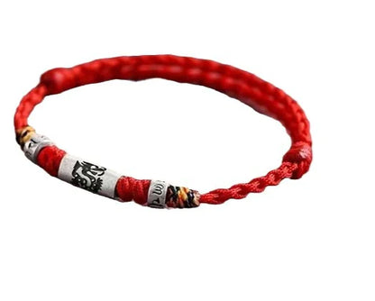 Pure Silver Zodiac Red Rope Bracelet – 925 Silver Charm