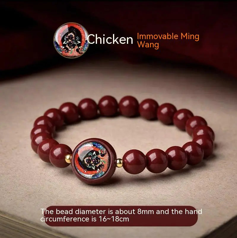 Cinnabar Zodiac Buddha Bracelet – Spiritual Energy Jewelry