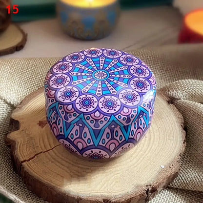 Vintage Flower Soy Candle – Scented Jar for Home ✨