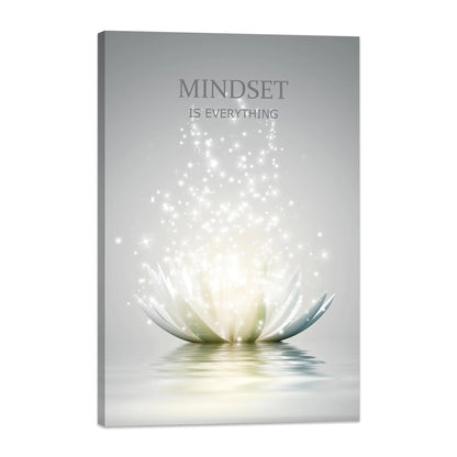 Lotus Flower Zen Canvas – Spiritual Wall Art for All Signs