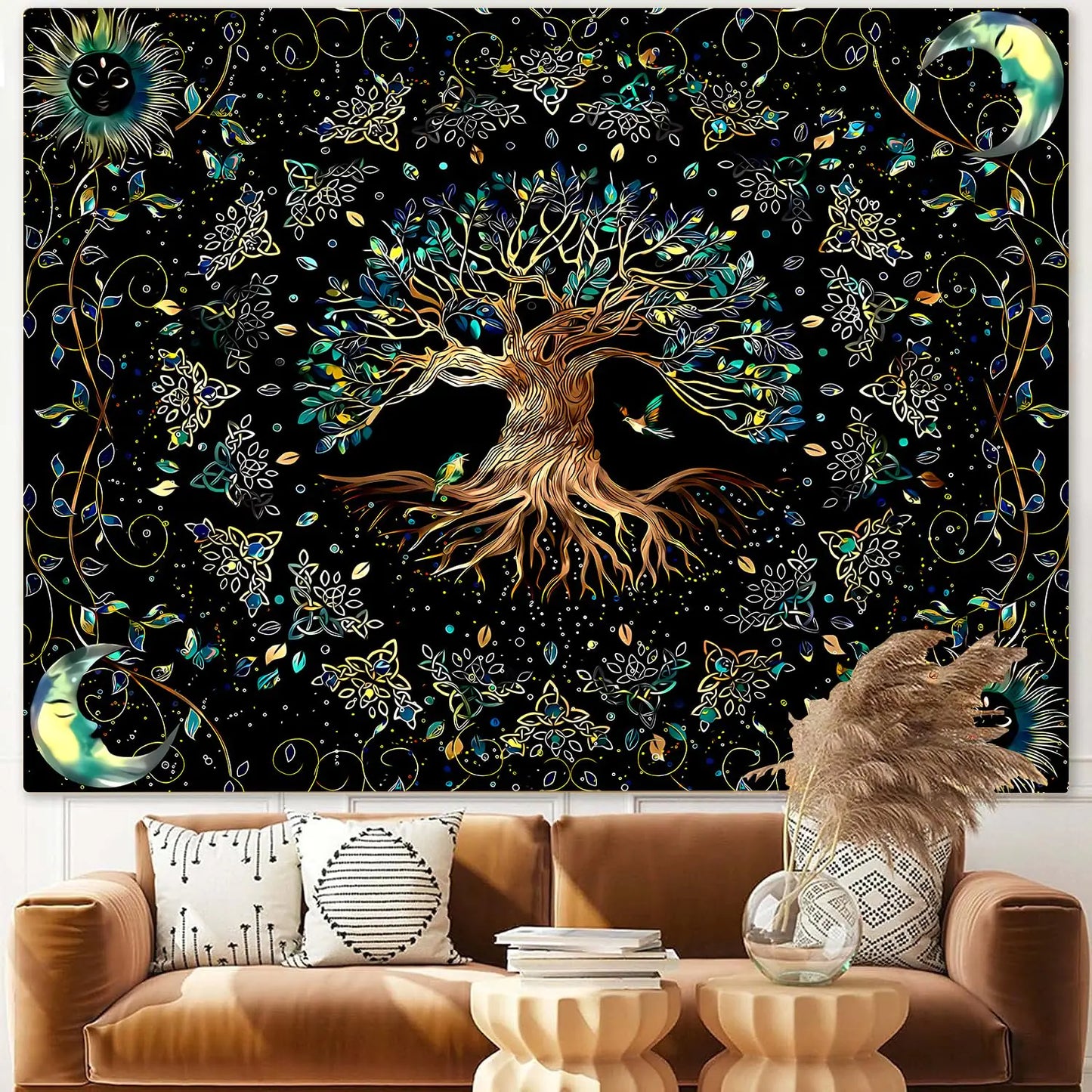 Tree of Life Tapestry – Spiritual Wall Decor for All Signs
