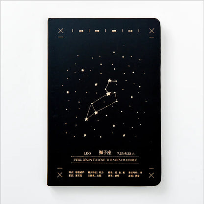 Vintage Zodiac Journal – 192 Pages for Star Sign Magic