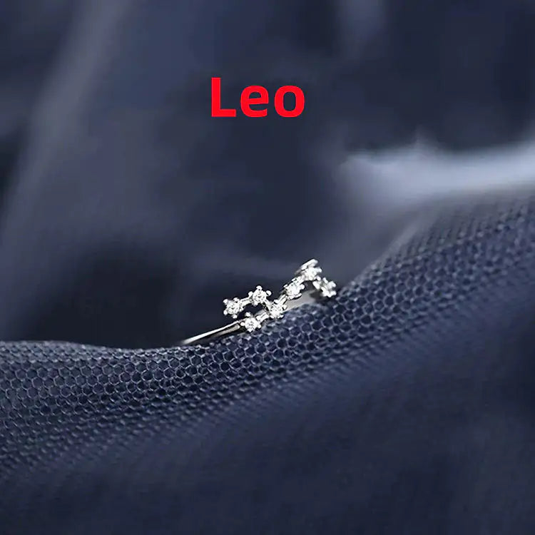 Zodiac Sign Ring – Silver Horoscope Jewelry Gift 💍