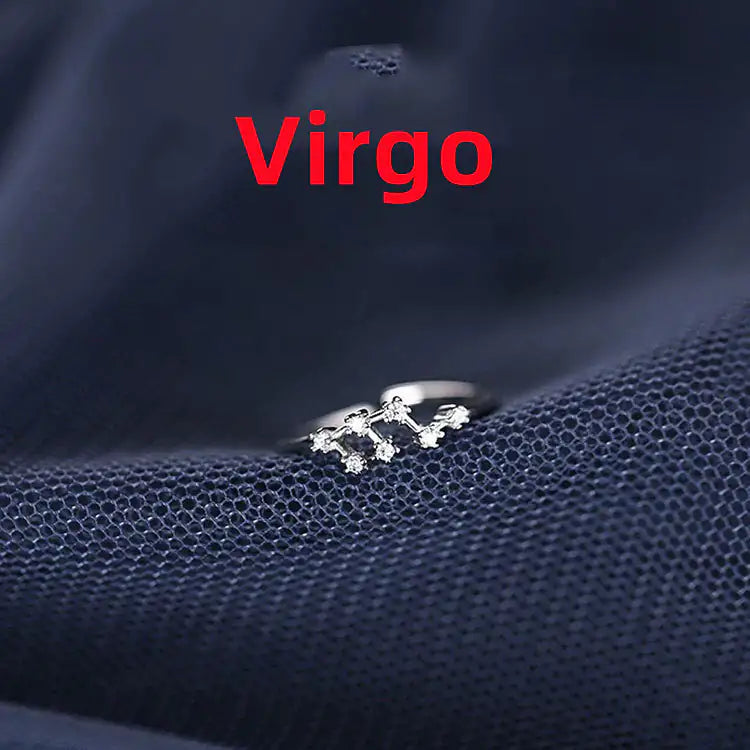 Zodiac Sign Ring – Silver Horoscope Jewelry Gift 💍