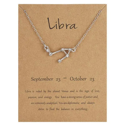 Zodiac Sign Necklace – Choose Your Constellation Pendant 🌌