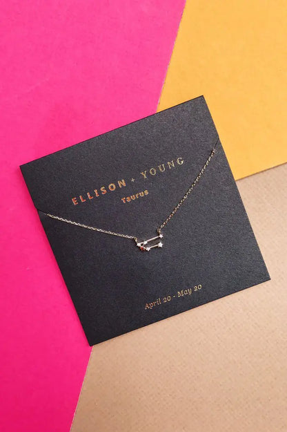 Zodiac Necklace – Gold Constellation Pendant Gift ✨