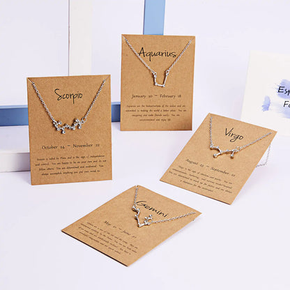 Zodiac Sign Necklace – Choose Your Constellation Pendant 🌌