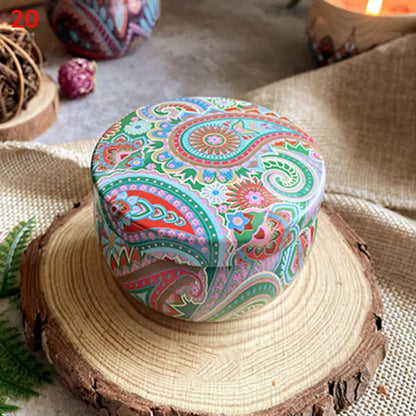 Vintage Flower Soy Candle – Scented Jar for Home ✨