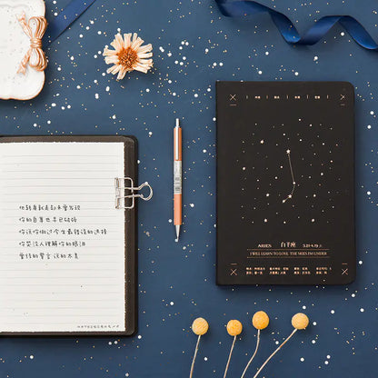 Vintage Zodiac Journal – 192 Pages for Star Sign Magic