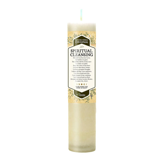 Blessed Spiritual Cleansing Candle – Purify & Realign