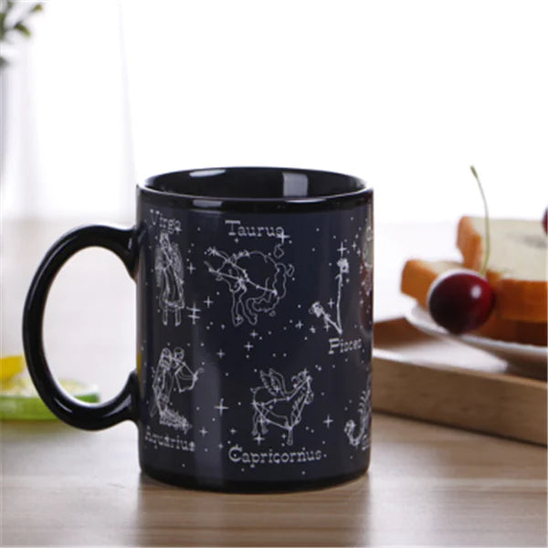 Zodiac Constellation Mug – Heat Sensitive Color Changing Cup