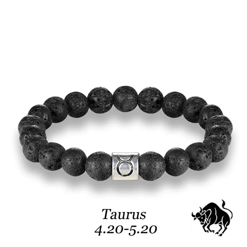 Zodiac Bead Bracelet – Personalized Astrological Gift ✨