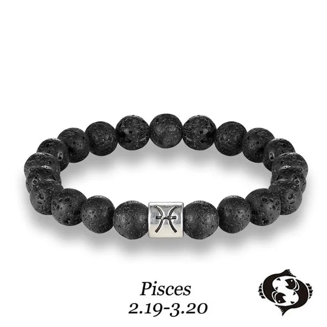 Zodiac Bead Bracelet – Personalized Astrological Gift ✨