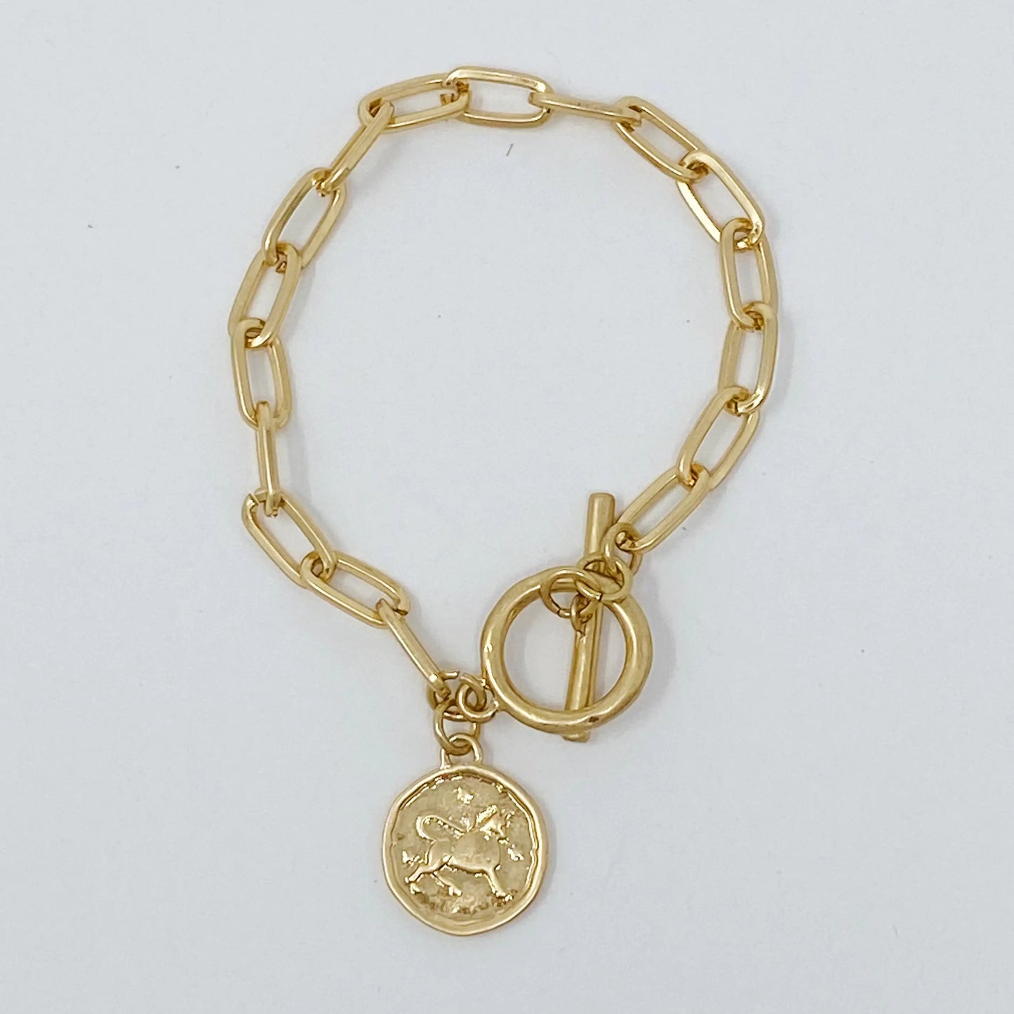 Zodiac Charm Bracelet – Gold Chain Astrology Gift ✨