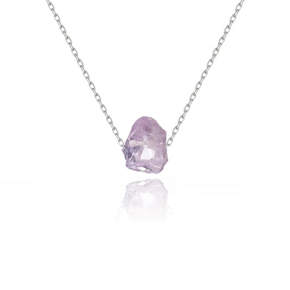Natural Amethyst Healing Necklace – Zodiac Spiritual Jewelry