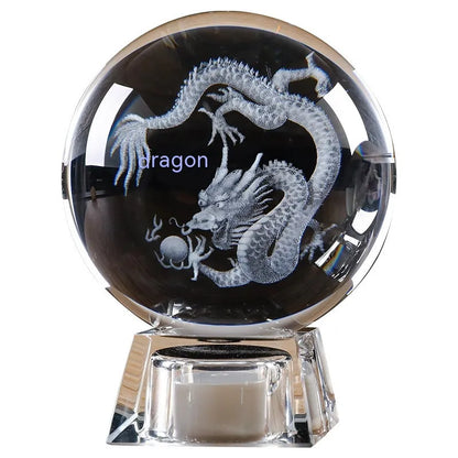 Zodiac Crystal Ball – Glowing Horoscope Decor Gift ✨