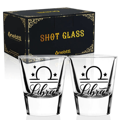 Libra Zodiac Shot Glass Set – Unique Gift for Birthdays 🥂