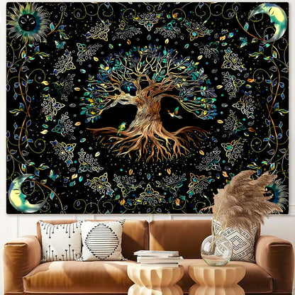 Tree of Life Tapestry – Spiritual Wall Decor for All Signs