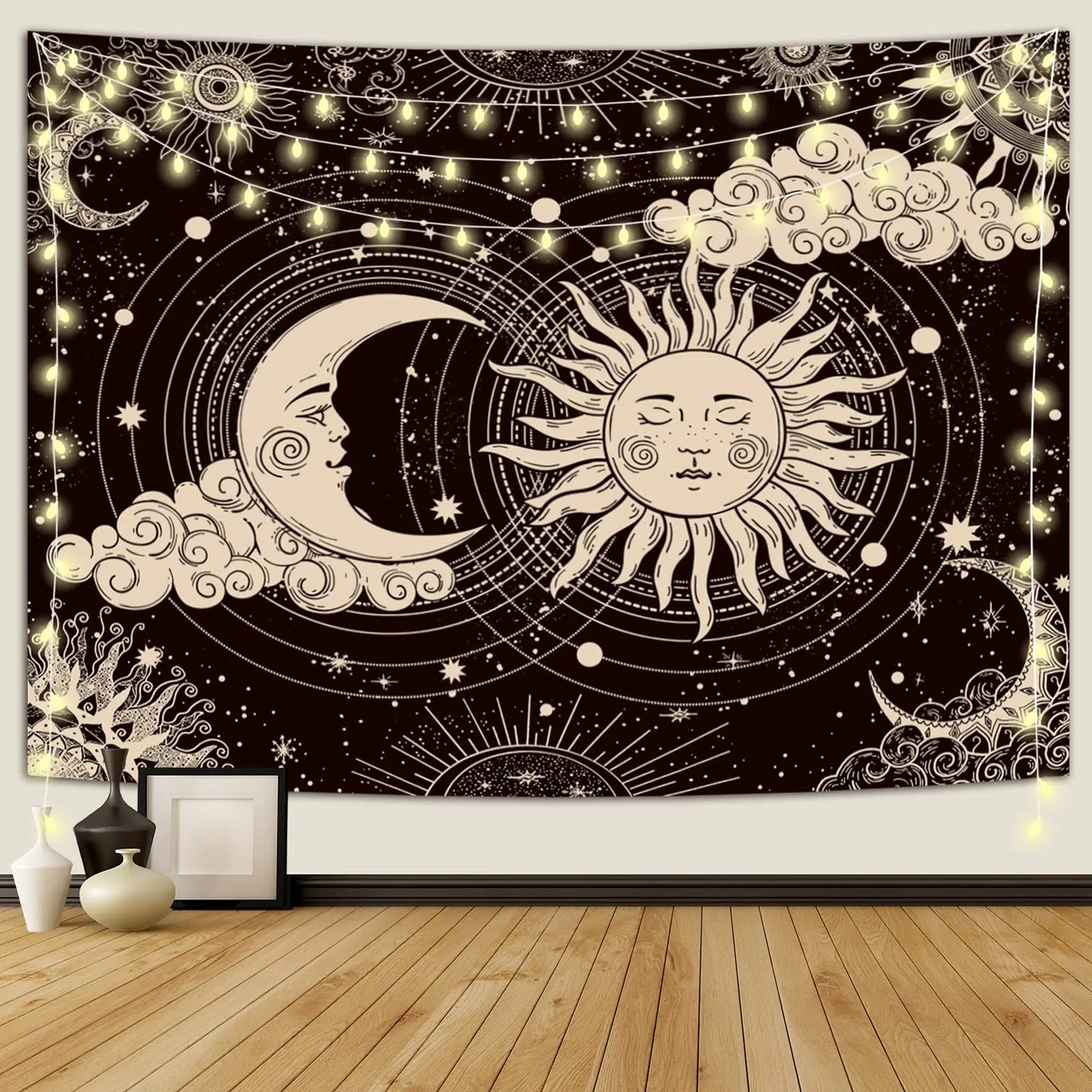 Sun & Moon Tapestry – Mystical Decor for All Zodiac Signs