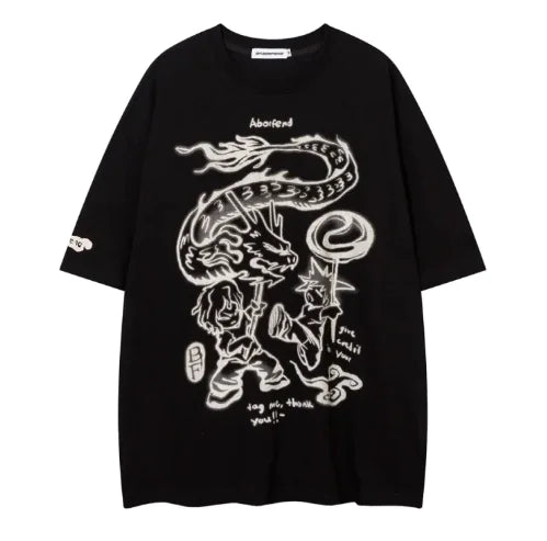 Zodiac Dragon Tee – Bold Streetwear Astrology Shirt 🔥