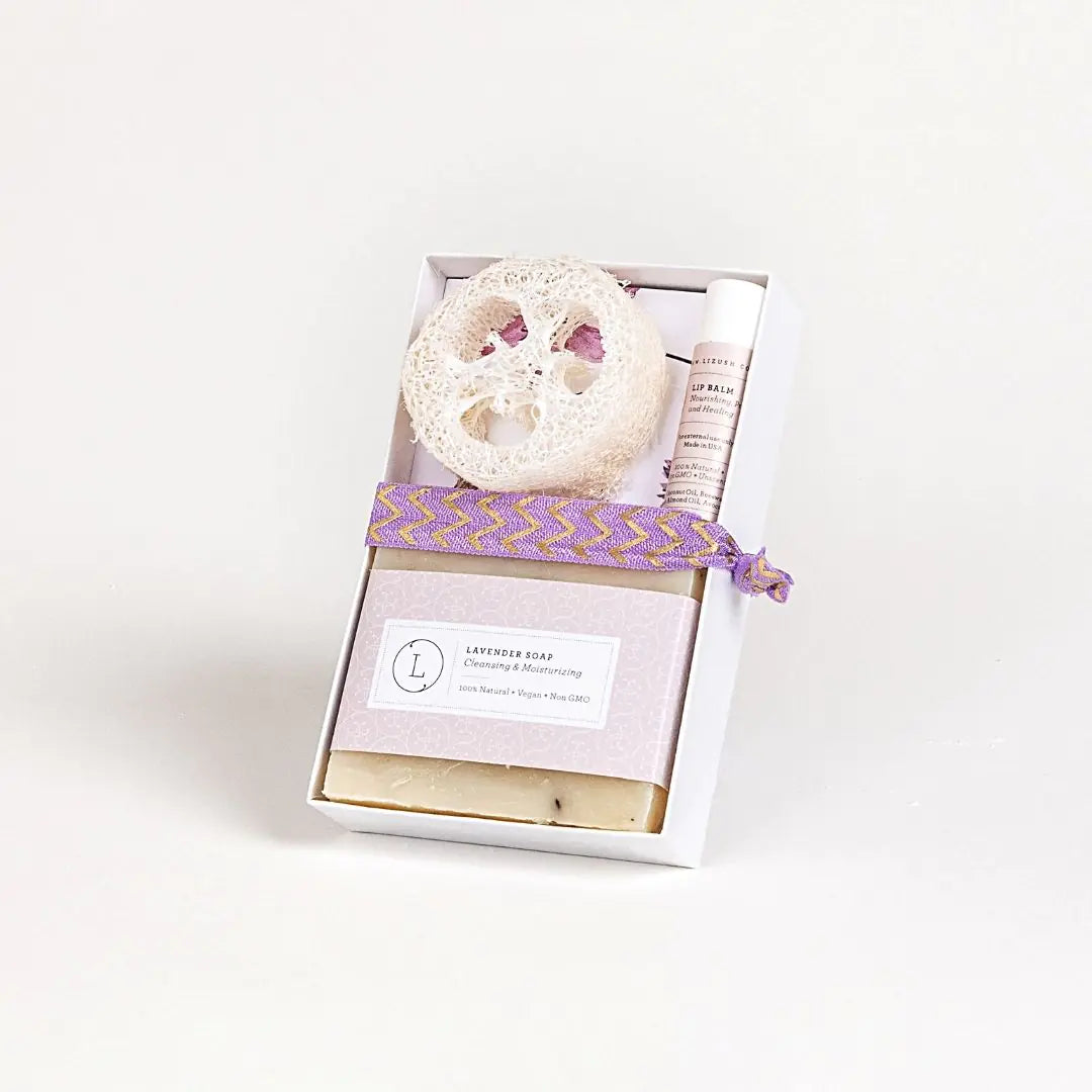 Mini Lavender Gift Box – Natural Party Favor for Guests