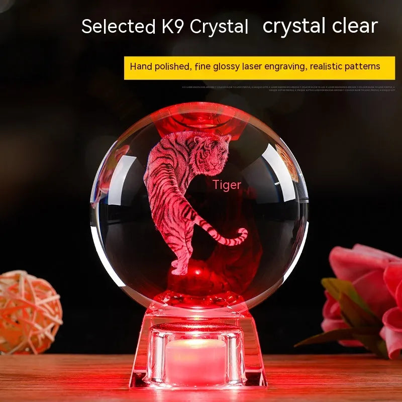 Zodiac Crystal Ball – Glowing Horoscope Decor Gift ✨