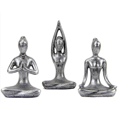 Yoga Pose Statue Set – Zen Decor for All Zodiac Signs 🕉️
