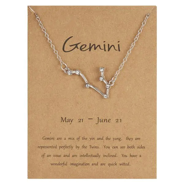 Zodiac Sign Necklace – Choose Your Constellation Pendant 🌌