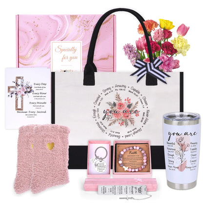 Christian Faith Gift Box – 8pc Spiritual Set for Women