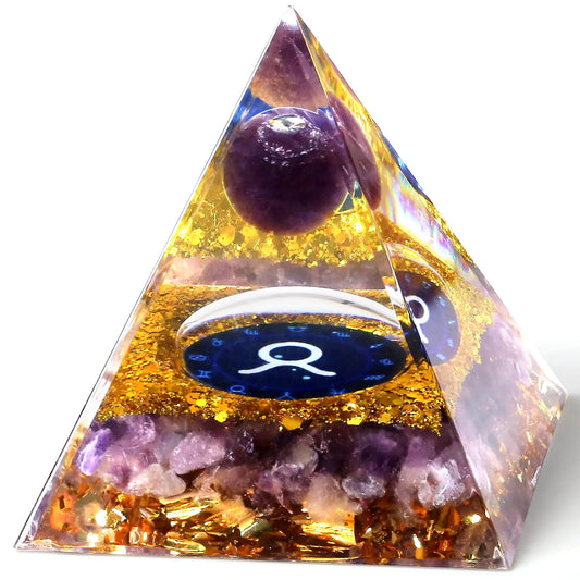 Taurus Orgone Pyramid – Zodiac Crystal Energy Decor ♉
