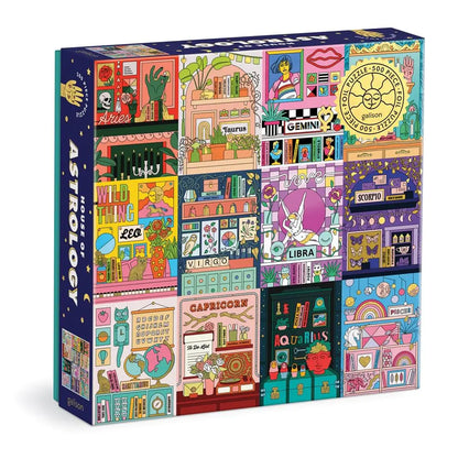 House of Astrology Puzzle – 500 Pcs Foil Zodiac Art